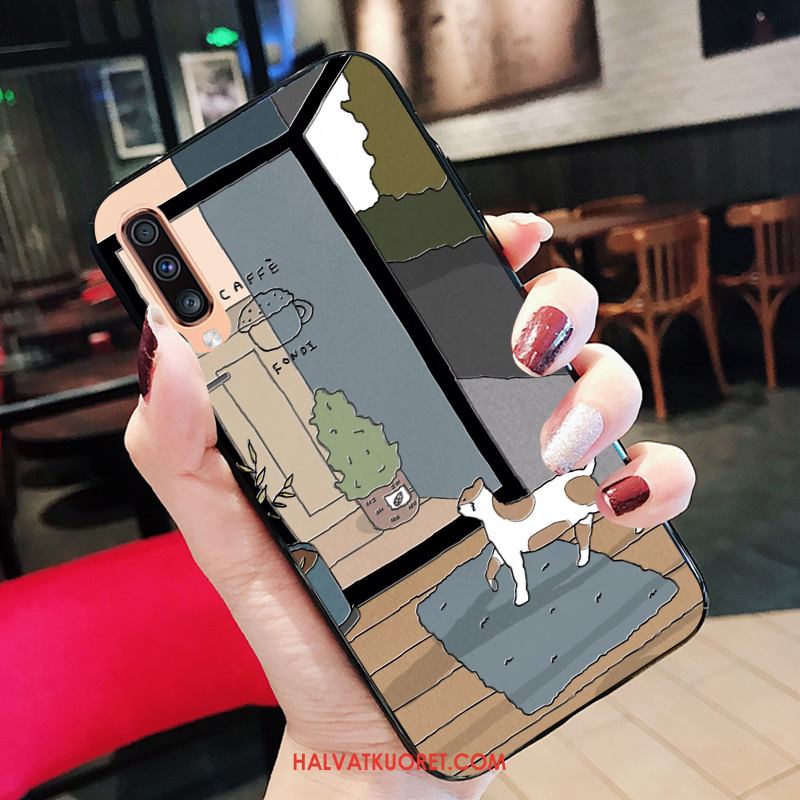 Samsung Galaxy A50s Kuoret Tähti Puhelimen Pehmeä Neste, Samsung Galaxy A50s Kuori Suojaus Vihreä