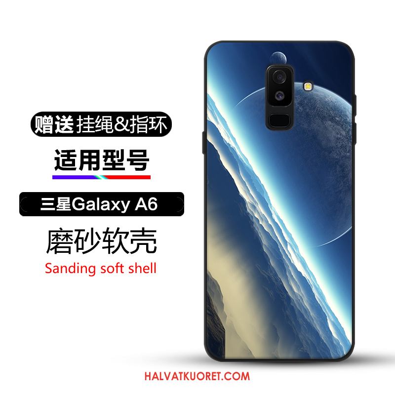 Samsung Galaxy A6 Kuoret Ihana Suojaus, Samsung Galaxy A6 Kuori Puhelimen Sininen