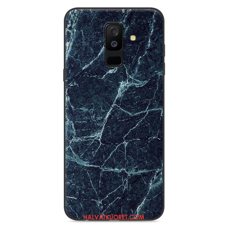 Samsung Galaxy A6 Kuoret Kotelo Silikoni Murtumaton, Samsung Galaxy A6 Kuori Valkoinen Tähti Braun