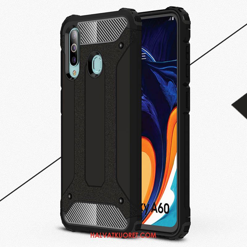 Samsung Galaxy A60 Kuoret Jauhe Tähti, Samsung Galaxy A60 Kuori Suojaus Pesty Suede