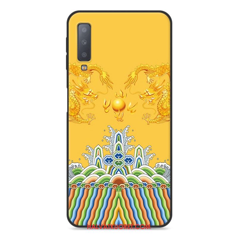 Samsung Galaxy A7 2018 Kuoret Luova Suojaus, Samsung Galaxy A7 2018 Kuori Murtumaton All Inclusive