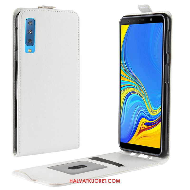 Samsung Galaxy A7 2018 Kuoret Puhelimen Kukkakuvio Kortti, Samsung Galaxy A7 2018 Kuori Tähti Braun