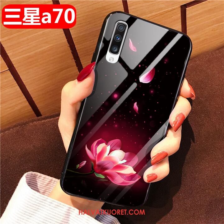 Samsung Galaxy A70 Kuoret Silikoni Murtumaton, Samsung Galaxy A70 Kuori Lasi Puhelimen