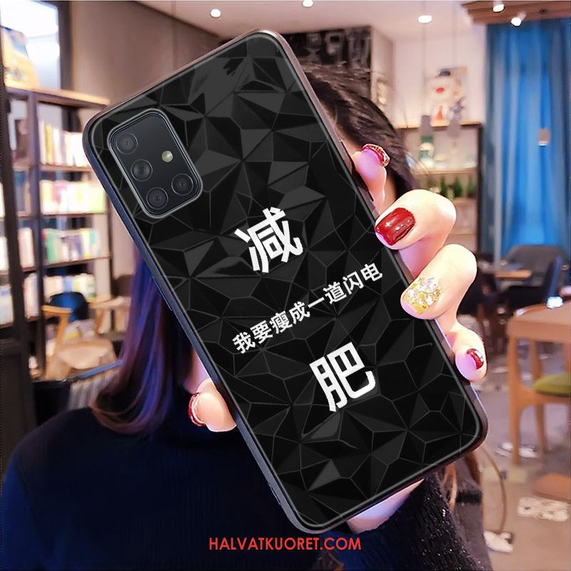 Samsung Galaxy A71 Kuoret Kukkakuvio Suojaus Trendi, Samsung Galaxy A71 Kuori Persoonallisuus Timantti