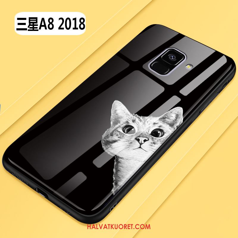 Samsung Galaxy A8 2018 Kuoret Luova All Inclusive Lasi, Samsung Galaxy A8 2018 Kuori Tähti Kova