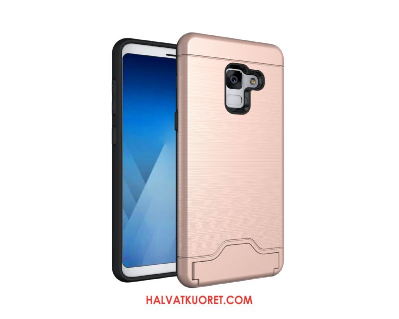 Samsung Galaxy A8 2018 Kuoret Murtumaton Tähti Vihreä, Samsung Galaxy A8 2018 Kuori Kukkakuvio Kotelo