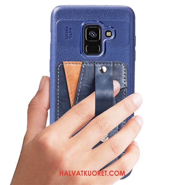 Samsung Galaxy A8 2018 Kuoret Punainen Murtumaton Tähti, Samsung Galaxy A8 2018 Kuori Tuki Puhelimen