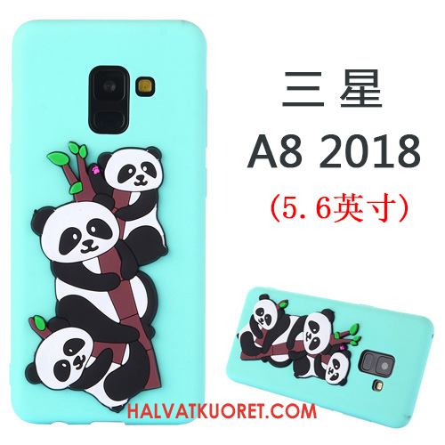 Samsung Galaxy A8 2018 Kuoret Suojaus Kotelo Tähti, Samsung Galaxy A8 2018 Kuori Puhelimen Sininen