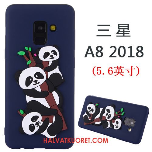 Samsung Galaxy A8 2018 Kuoret Suojaus Kotelo Tähti, Samsung Galaxy A8 2018 Kuori Puhelimen Sininen