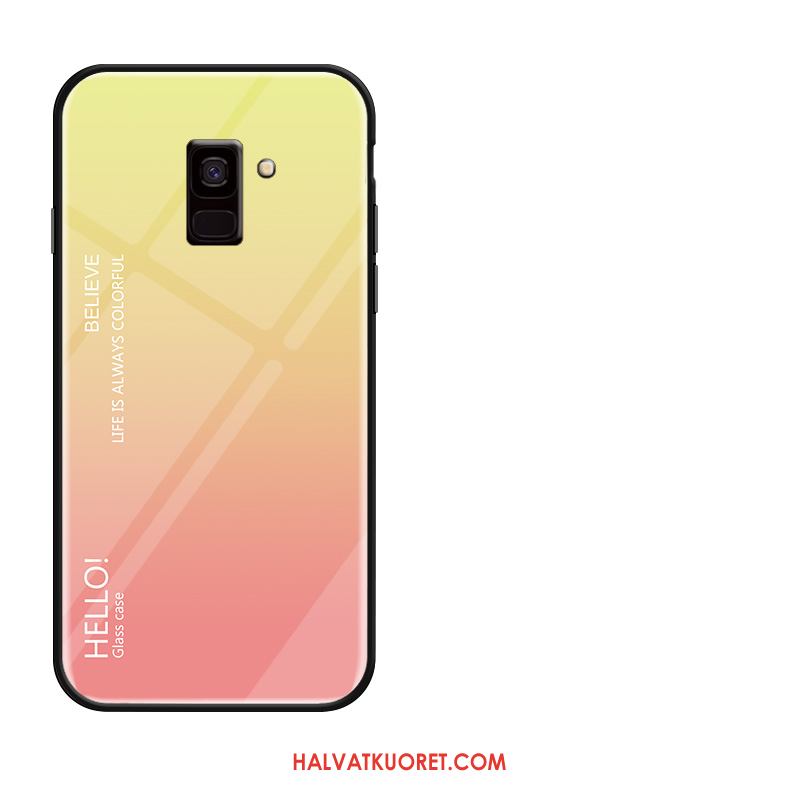 Samsung Galaxy A8 2018 Kuoret Suojaus Tähti Puhelimen, Samsung Galaxy A8 2018 Kuori Näytönsuojus Karkaisu