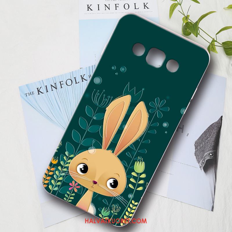 Samsung Galaxy A8 Kuoret Sininen Luova, Samsung Galaxy A8 Kuori Pehmeä Neste Suojaus