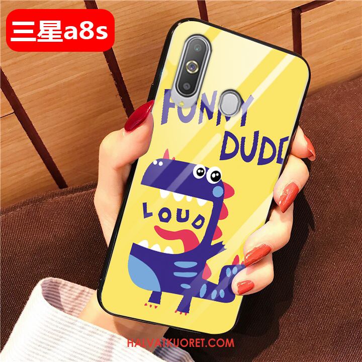 Samsung Galaxy A8s Kuoret Lasi Suojaus Murtumaton, Samsung Galaxy A8s Kuori Jauhe Kotelo