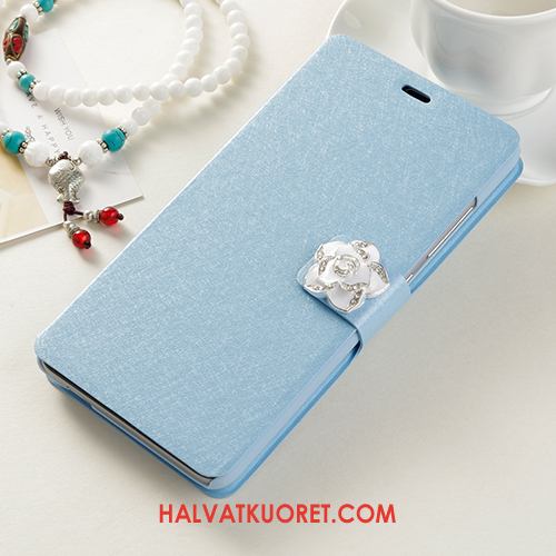 Samsung Galaxy A9 2018 Kuoret Nahkakotelo Simpukka, Samsung Galaxy A9 2018 Kuori Suojaus Tähti