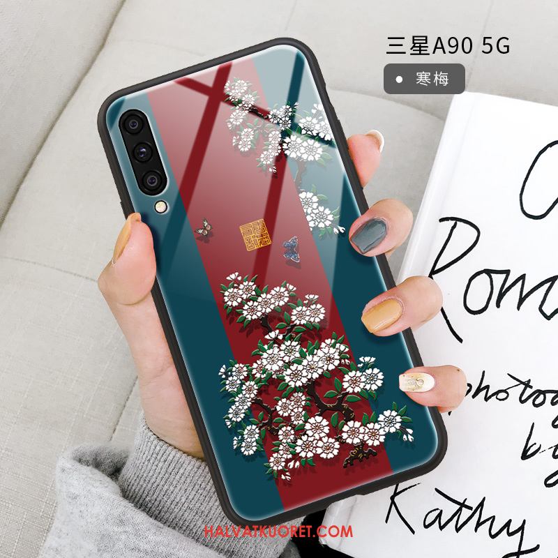 Samsung Galaxy A90 5g Kuoret Pehmeä Neste Persoonallisuus Silikoni, Samsung Galaxy A90 5g Kuori Puhelimen Net Red