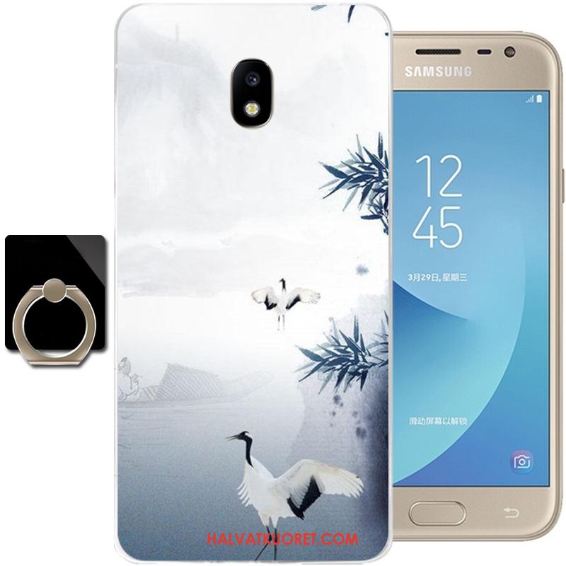 Samsung Galaxy J3 2017 Kuoret Puhelimen All Inclusive Muste, Samsung Galaxy J3 2017 Kuori Pehmeä Neste