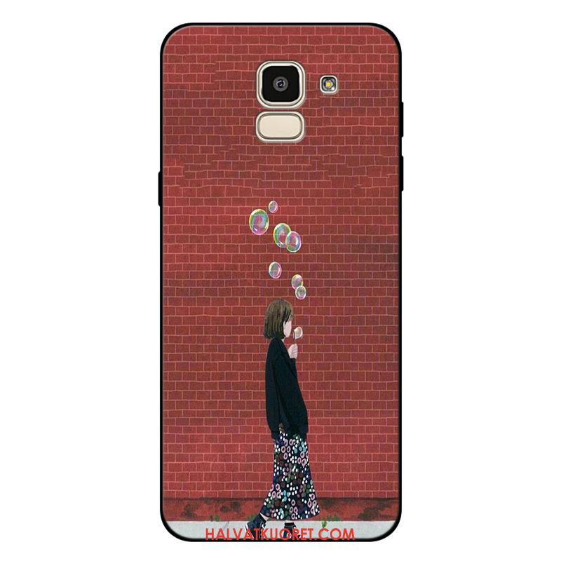 Samsung Galaxy J6 Kuoret Pehmeä Neste All Inclusive Kustannukset, Samsung Galaxy J6 Kuori Violetti Puhelimen
