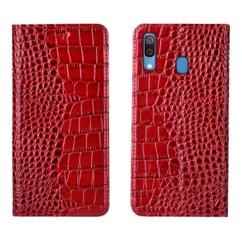 Samsung Galaxy M20 Kuoret Tähti Puhelimen, Samsung Galaxy M20 Kuori Krokotiili All Inclusive Braun