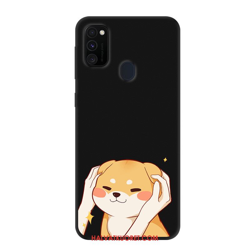 Samsung Galaxy M30s Kuoret Murtumaton Trendi Tähti, Samsung Galaxy M30s Kuori Suojaus Musta