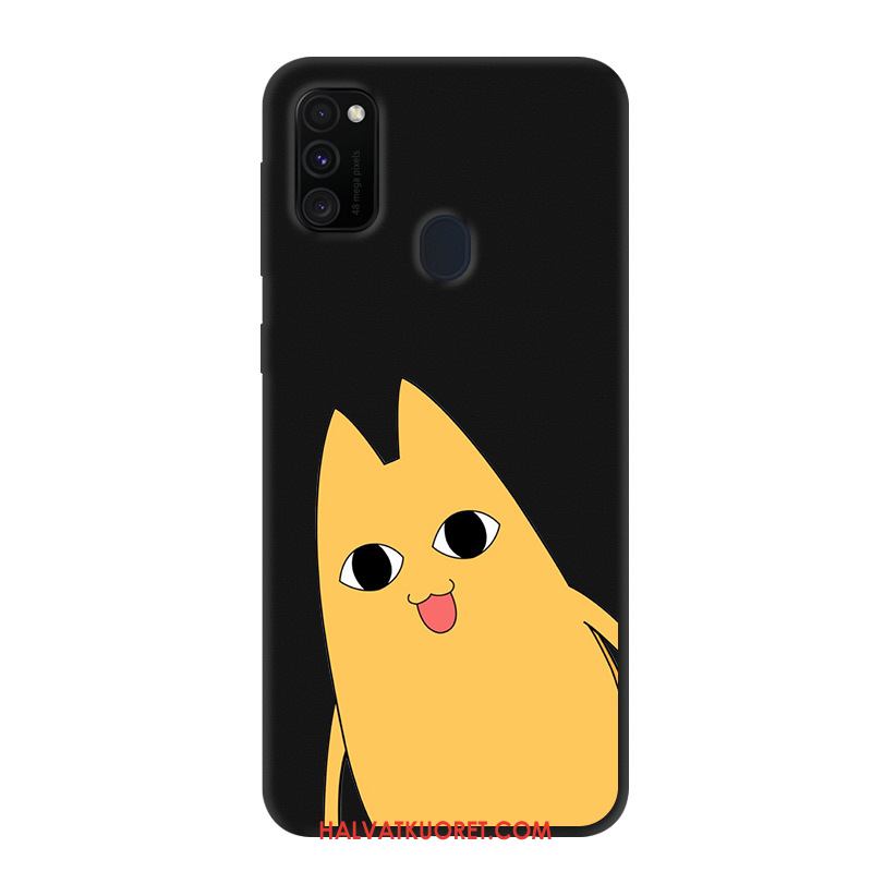 Samsung Galaxy M30s Kuoret Murtumaton Trendi Tähti, Samsung Galaxy M30s Kuori Suojaus Musta