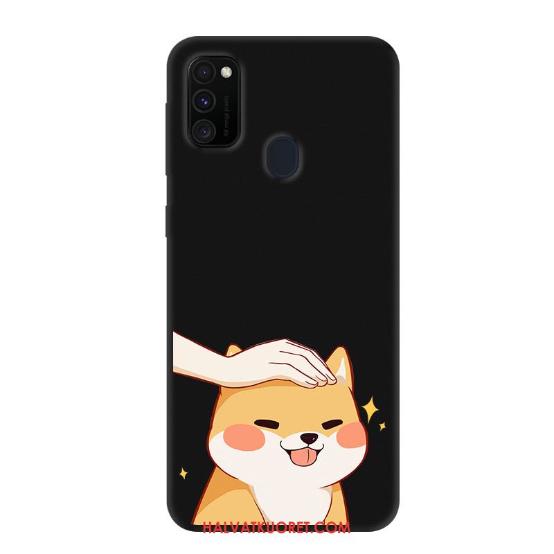 Samsung Galaxy M30s Kuoret Murtumaton Trendi Tähti, Samsung Galaxy M30s Kuori Suojaus Musta
