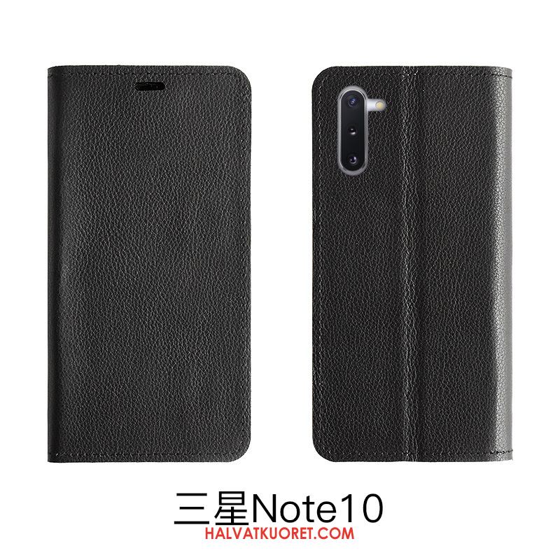 Samsung Galaxy Note 10 Lite Kuoret Aito Nahka Kotelo Nahkakotelo, Samsung Galaxy Note 10 Lite Kuori Kukkakuvio Punainen