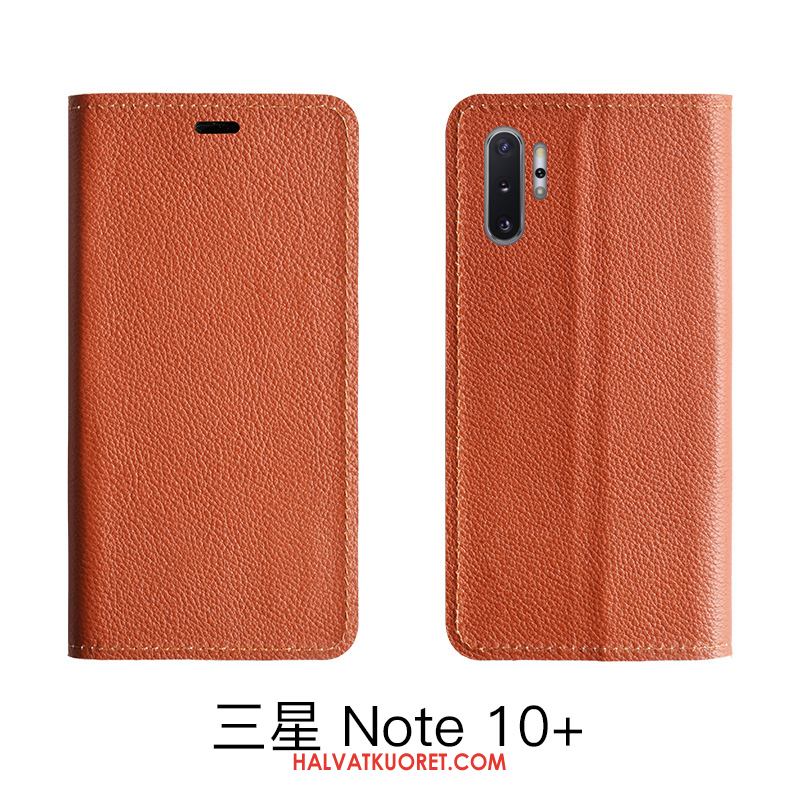 Samsung Galaxy Note 10 Lite Kuoret Aito Nahka Kotelo Nahkakotelo, Samsung Galaxy Note 10 Lite Kuori Kukkakuvio Punainen