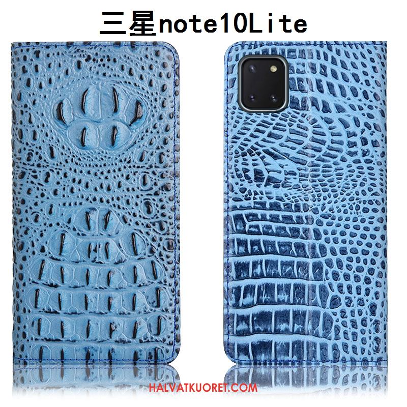 Samsung Galaxy Note 10 Lite Kuoret Musta Kukkakuvio Tähti, Samsung Galaxy Note 10 Lite Kuori Suojaus Murtumaton