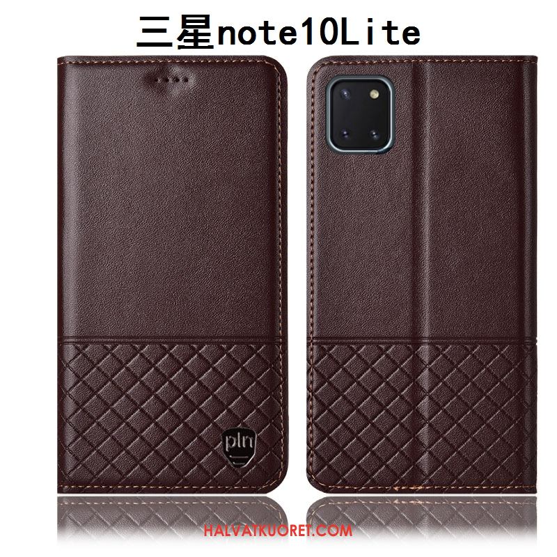 Samsung Galaxy Note 10 Lite Kuoret Nahkakotelo Suojaus Puhelimen, Samsung Galaxy Note 10 Lite Kuori Murtumaton