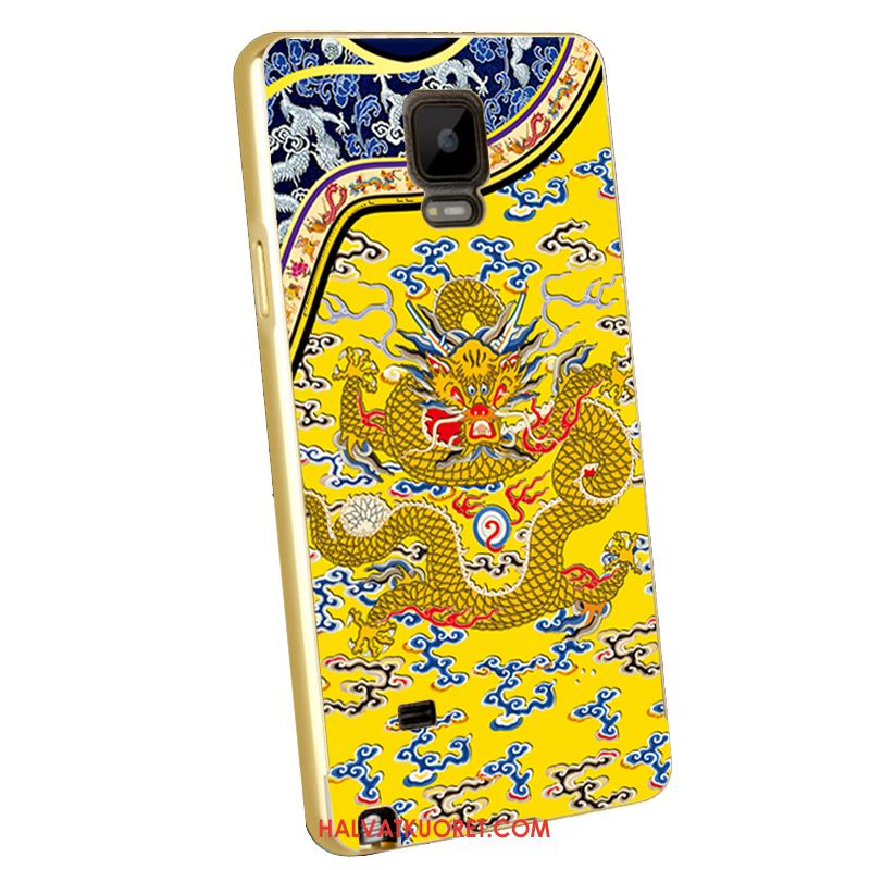 Samsung Galaxy Note 4 Kuoret Kohokuviointi Kova Kehys, Samsung Galaxy Note 4 Kuori Sininen
