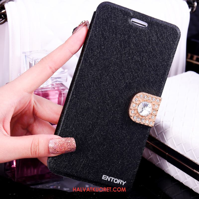 Samsung Galaxy Note 4 Kuoret Kotelo Nahkakotelo Rhinestone Inlay, Samsung Galaxy Note 4 Kuori Tähti Puhelimen