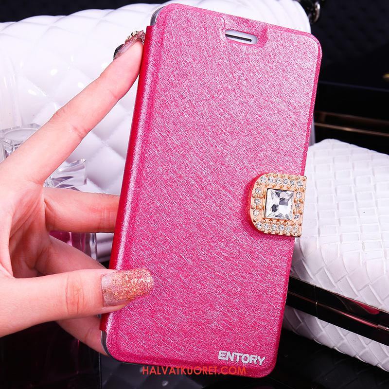 Samsung Galaxy Note 4 Kuoret Kotelo Nahkakotelo Rhinestone Inlay, Samsung Galaxy Note 4 Kuori Tähti Puhelimen