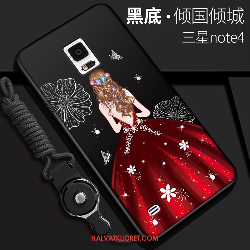 Samsung Galaxy Note 4 Kuoret Murtumaton Punainen, Samsung Galaxy Note 4 Kuori Suojaus Puhelimen