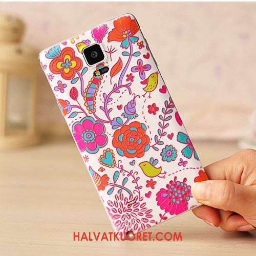 Samsung Galaxy Note 4 Kuoret Puhelimen Kohokuviointi Kotelo, Samsung Galaxy Note 4 Kuori Violetti Ohut