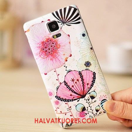 Samsung Galaxy Note 4 Kuoret Puhelimen Kohokuviointi Kotelo, Samsung Galaxy Note 4 Kuori Violetti Ohut