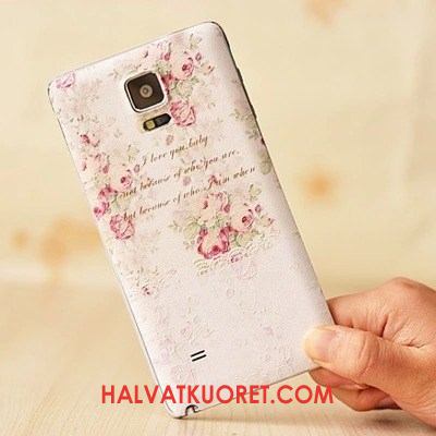 Samsung Galaxy Note 4 Kuoret Puhelimen Kohokuviointi Kotelo, Samsung Galaxy Note 4 Kuori Violetti Ohut