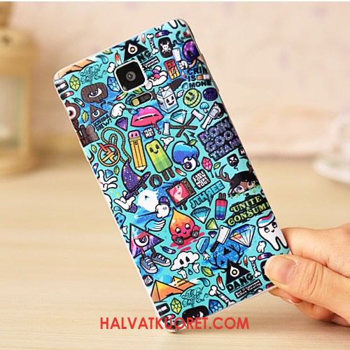 Samsung Galaxy Note 4 Kuoret Puhelimen Kohokuviointi Kotelo, Samsung Galaxy Note 4 Kuori Violetti Ohut