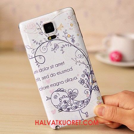 Samsung Galaxy Note 4 Kuoret Puhelimen Kohokuviointi Kotelo, Samsung Galaxy Note 4 Kuori Violetti Ohut