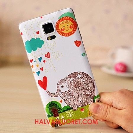 Samsung Galaxy Note 4 Kuoret Puhelimen Kohokuviointi Kotelo, Samsung Galaxy Note 4 Kuori Violetti Ohut