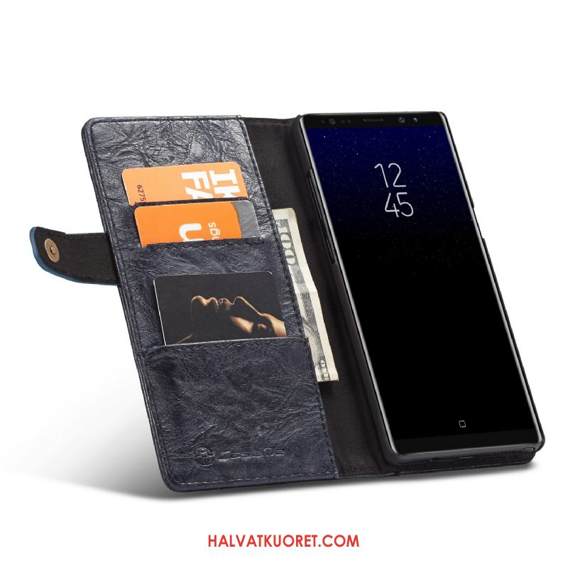 Samsung Galaxy Note 8 Kuoret Kortti Murtumaton Kotelo, Samsung Galaxy Note 8 Kuori Musta