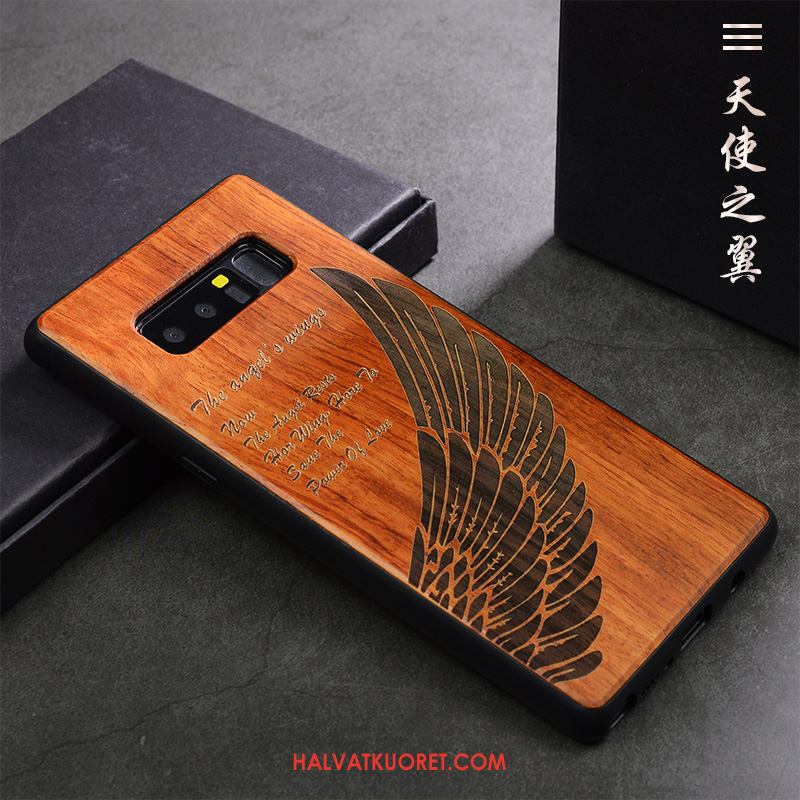Samsung Galaxy Note 8 Kuoret Kotelo Vuosikerta Muokata, Samsung Galaxy Note 8 Kuori Puu Tähti Braun