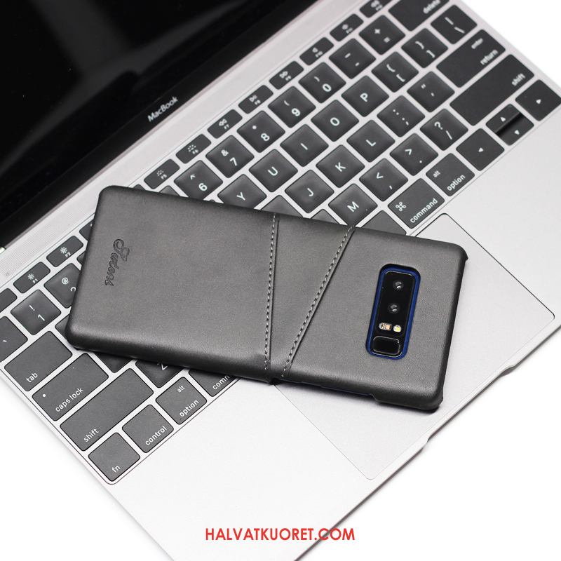 Samsung Galaxy Note 8 Kuoret Puhelimen Harmaa Nahkakotelo, Samsung Galaxy Note 8 Kuori Luova Yksinkertainen