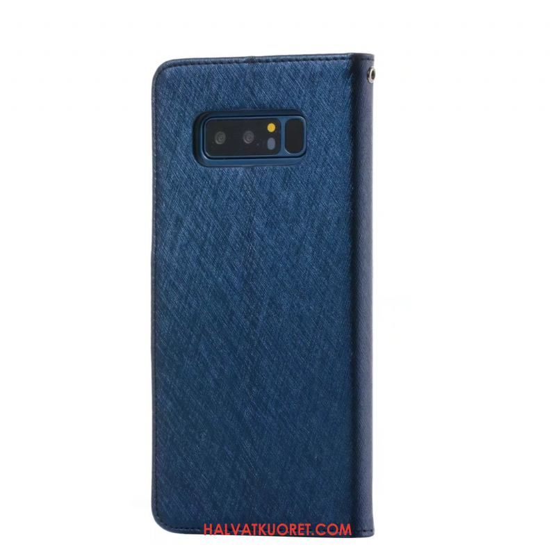 Samsung Galaxy Note 8 Kuoret Ripustettavat Koristeet Salkku Tähti, Samsung Galaxy Note 8 Kuori Nahkakotelo Valkoinen