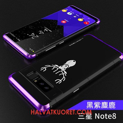 Samsung Galaxy Note 8 Kuoret Sininen Metalli Puhelimen, Samsung Galaxy Note 8 Kuori Pesty Suede Suojaus