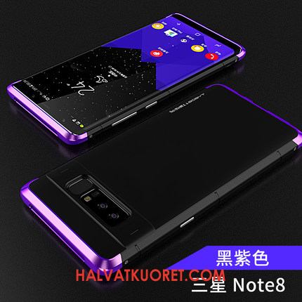 Samsung Galaxy Note 8 Kuoret Sininen Metalli Puhelimen, Samsung Galaxy Note 8 Kuori Pesty Suede Suojaus