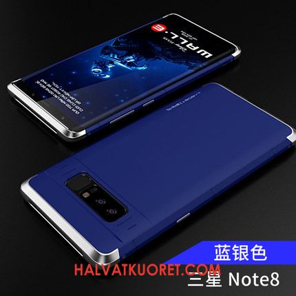 Samsung Galaxy Note 8 Kuoret Sininen Metalli Puhelimen, Samsung Galaxy Note 8 Kuori Pesty Suede Suojaus