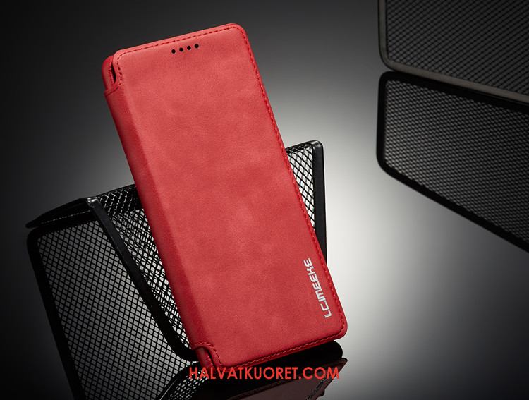 Samsung Galaxy Note 8 Kuoret Suojaus Puhelimen, Samsung Galaxy Note 8 Kuori Nahkakotelo Punainen