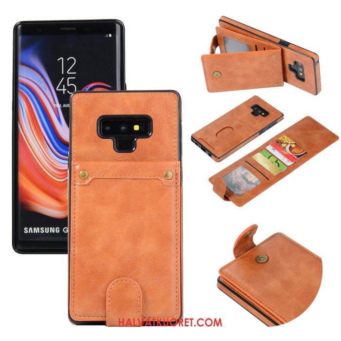 Samsung Galaxy Note 9 Kuoret Nahkakotelo All Inclusive Murtumaton, Samsung Galaxy Note 9 Kuori Suojaus Puhelimen