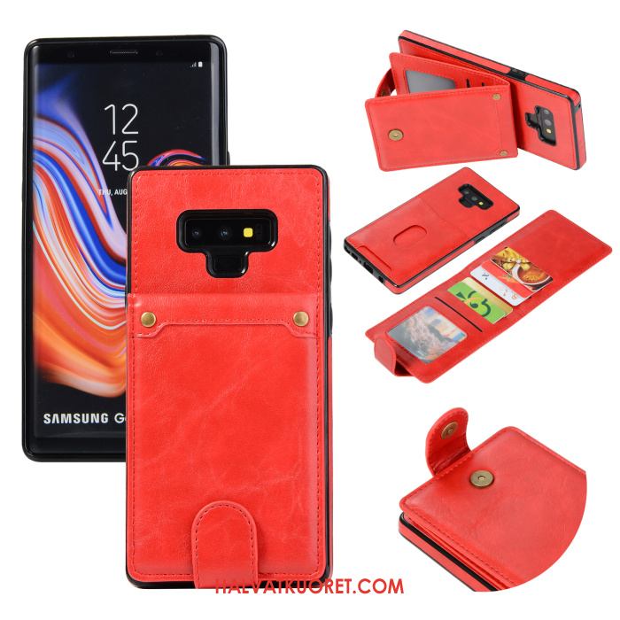 Samsung Galaxy Note 9 Kuoret Nahkakotelo All Inclusive Murtumaton, Samsung Galaxy Note 9 Kuori Suojaus Puhelimen