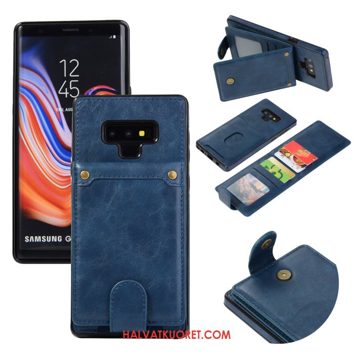 Samsung Galaxy Note 9 Kuoret Nahkakotelo All Inclusive Murtumaton, Samsung Galaxy Note 9 Kuori Suojaus Puhelimen