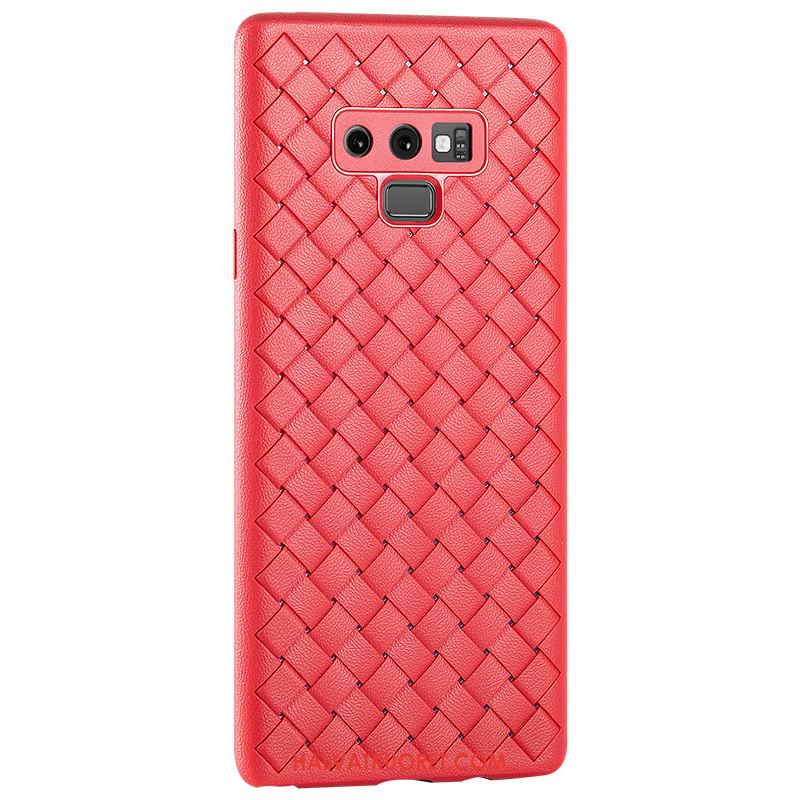 Samsung Galaxy Note 9 Kuoret Pehmeä Neste Net Red All Inclusive, Samsung Galaxy Note 9 Kuori Jauhe Kukkakuvio